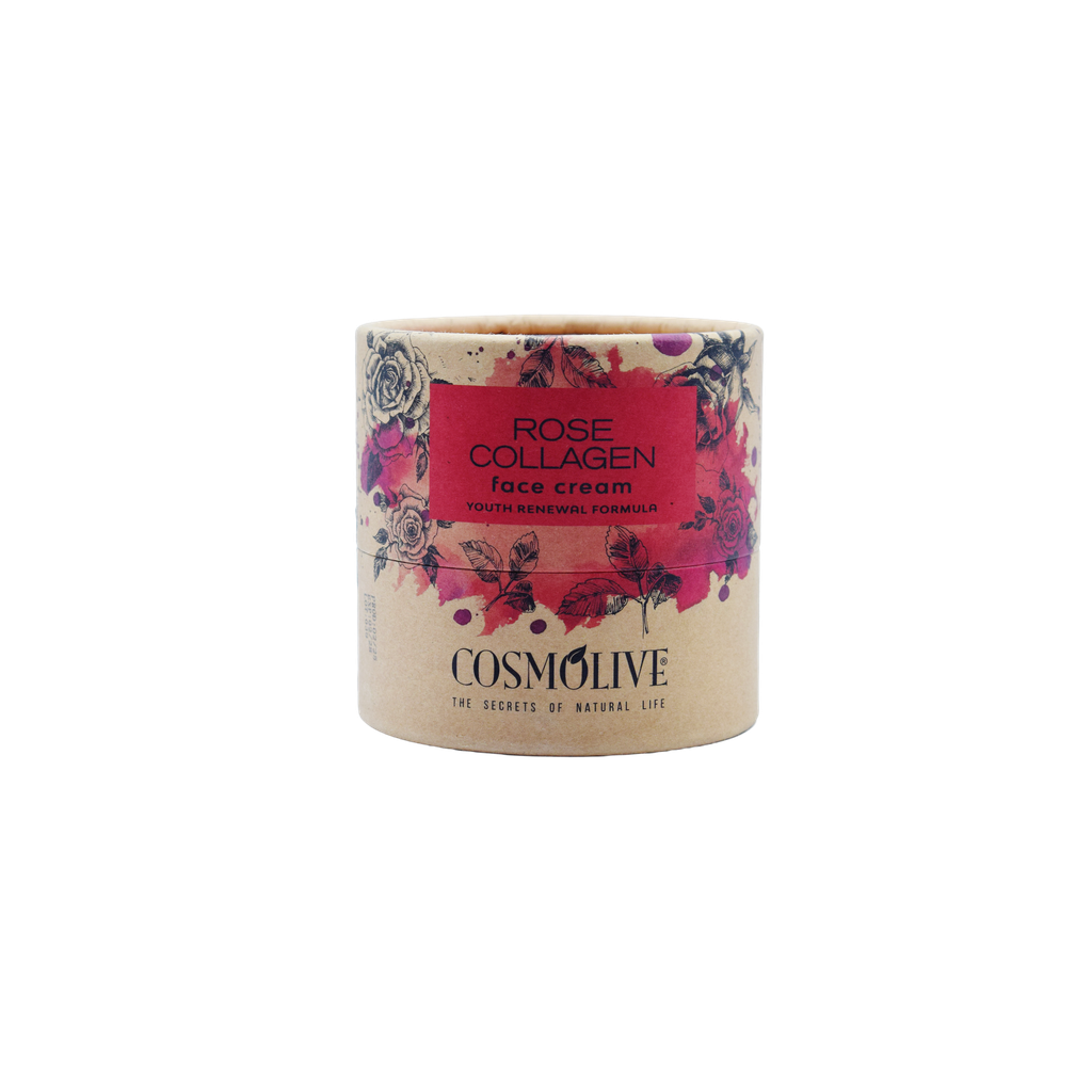 FACE CREAM ROSE + COLLAGEN 50ml COSMOLIVE