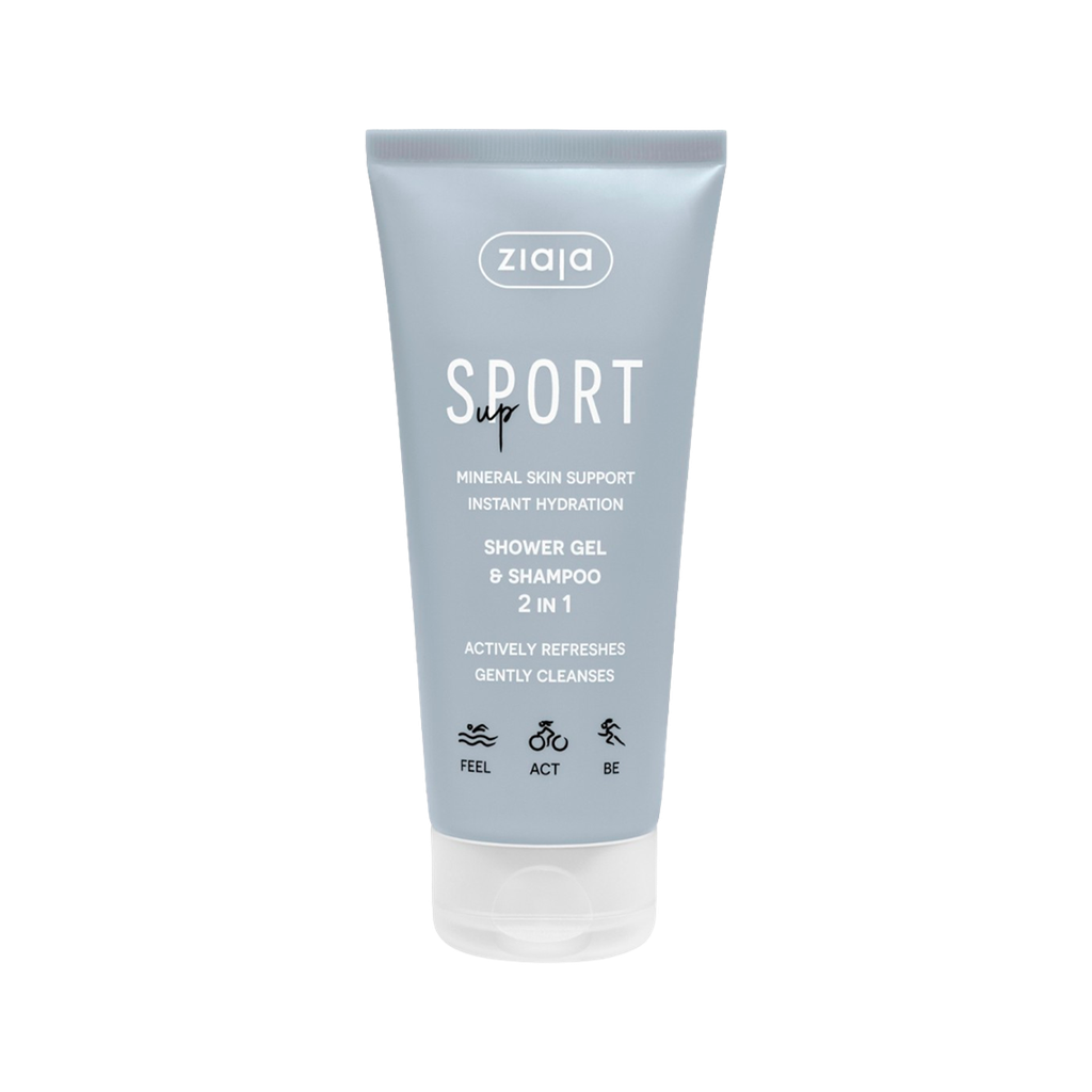 ZIAJA SPORT SHOWER GEL & SHAMPOO 2IN1 200ml