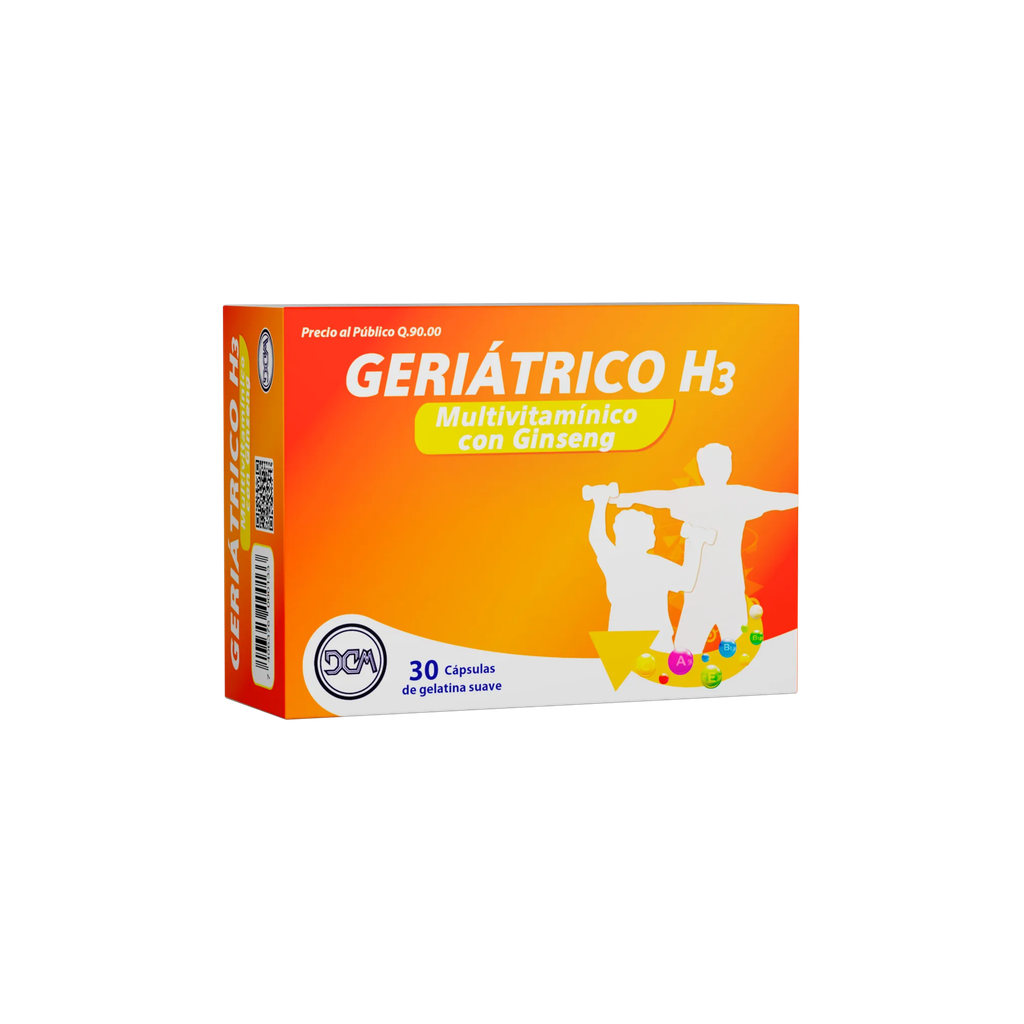 Geriatrico H3 Capsulas Gelatina Suave Oral Farmacaps Farmacaps