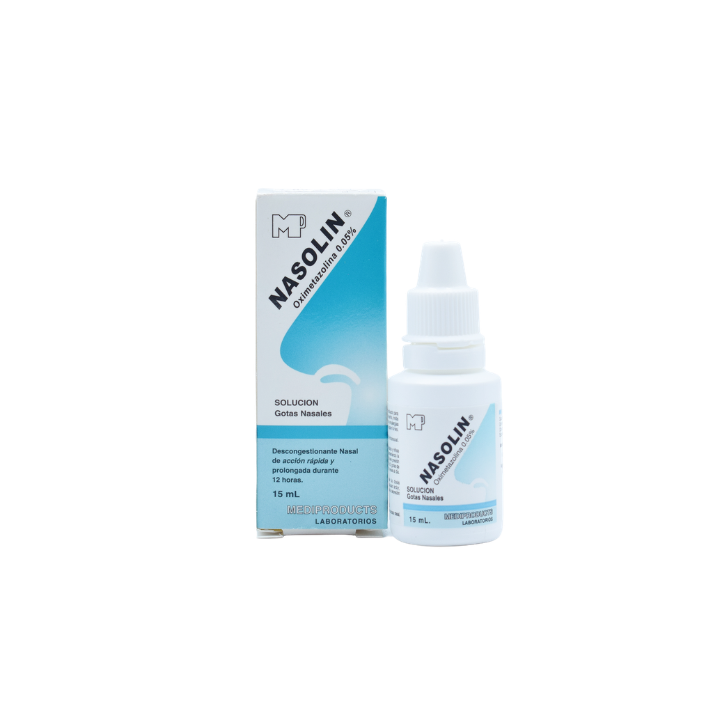 Nasolin 0.05 % Solucion Nasal 15Ml. Mediproducts, S.A.