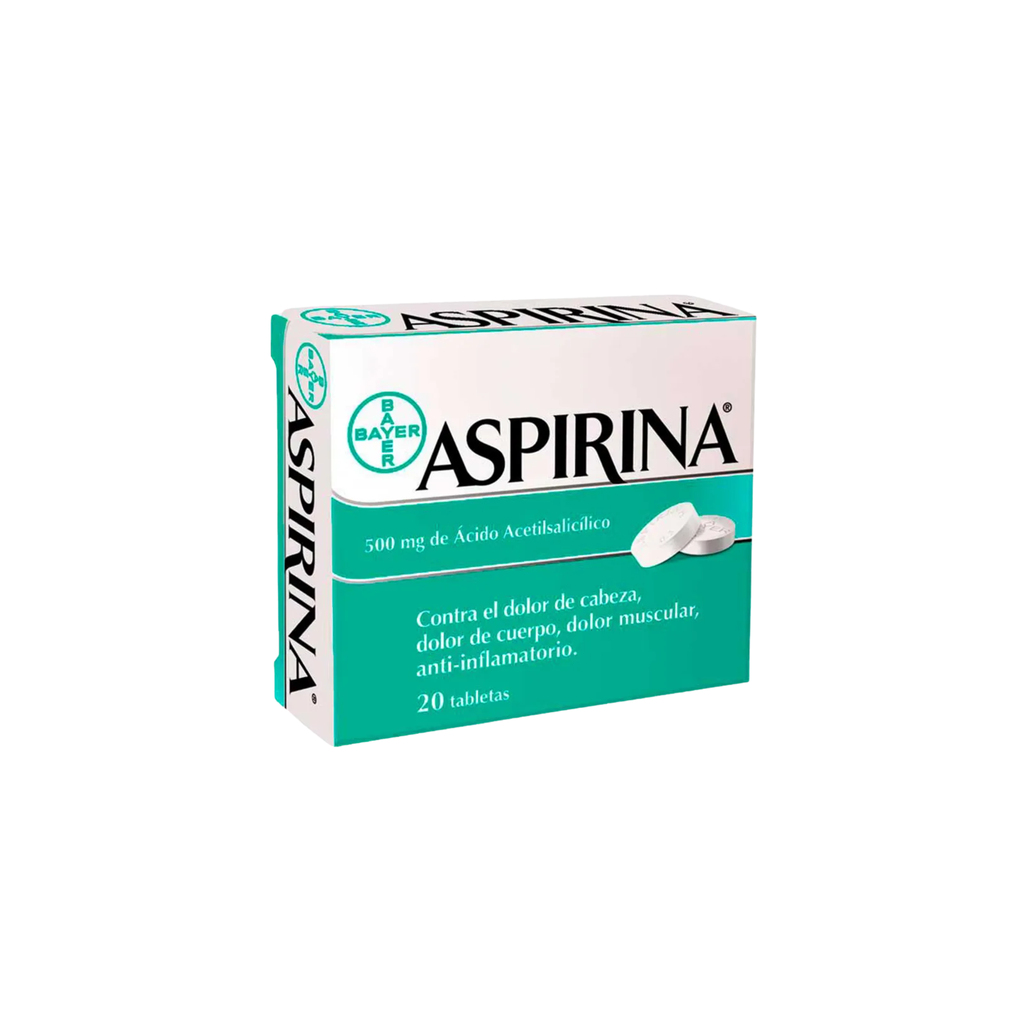 Aspirina 500 Mg x Tabletas BAYER OTC
