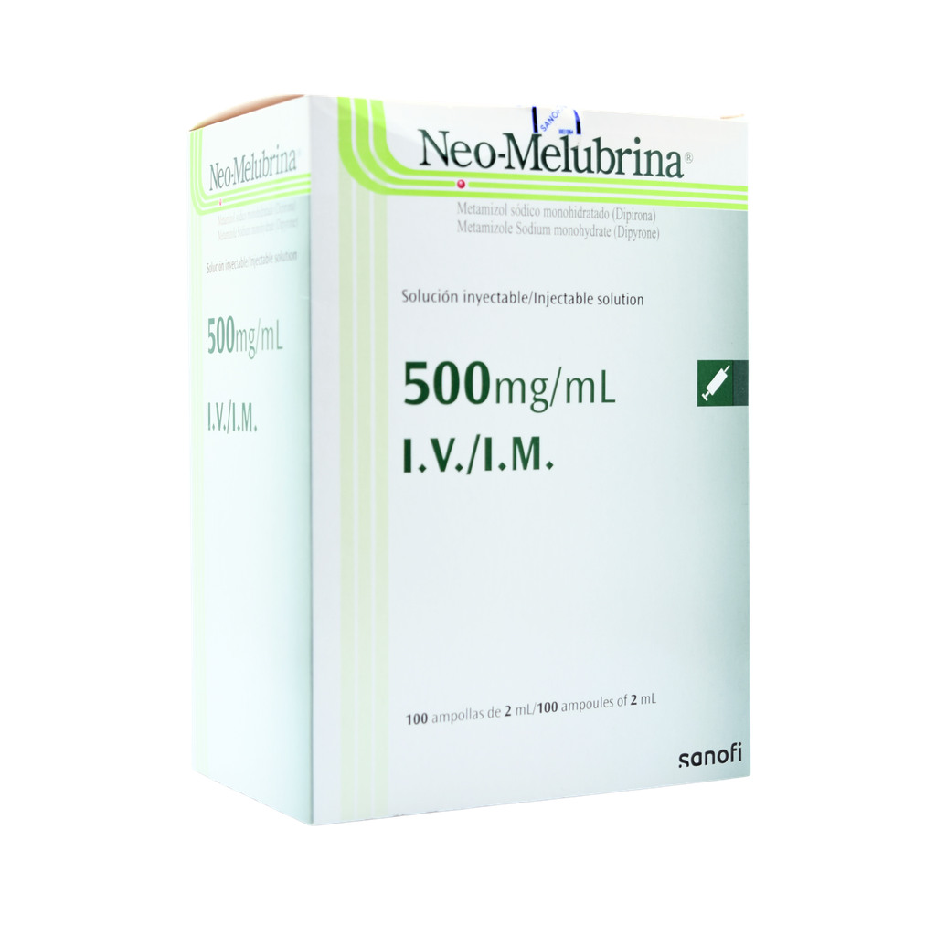 Neomelubrina 500Mg ml Solucion Inyectable Sanofi