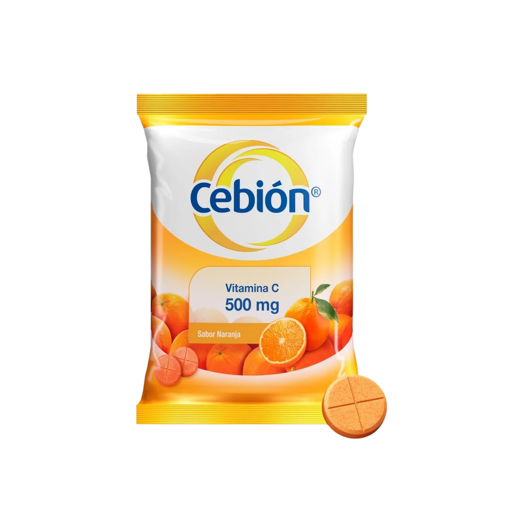 CEBION MASTICABLE NARANJA 500 Mg SOBRE x 12 P&G HEALTH
