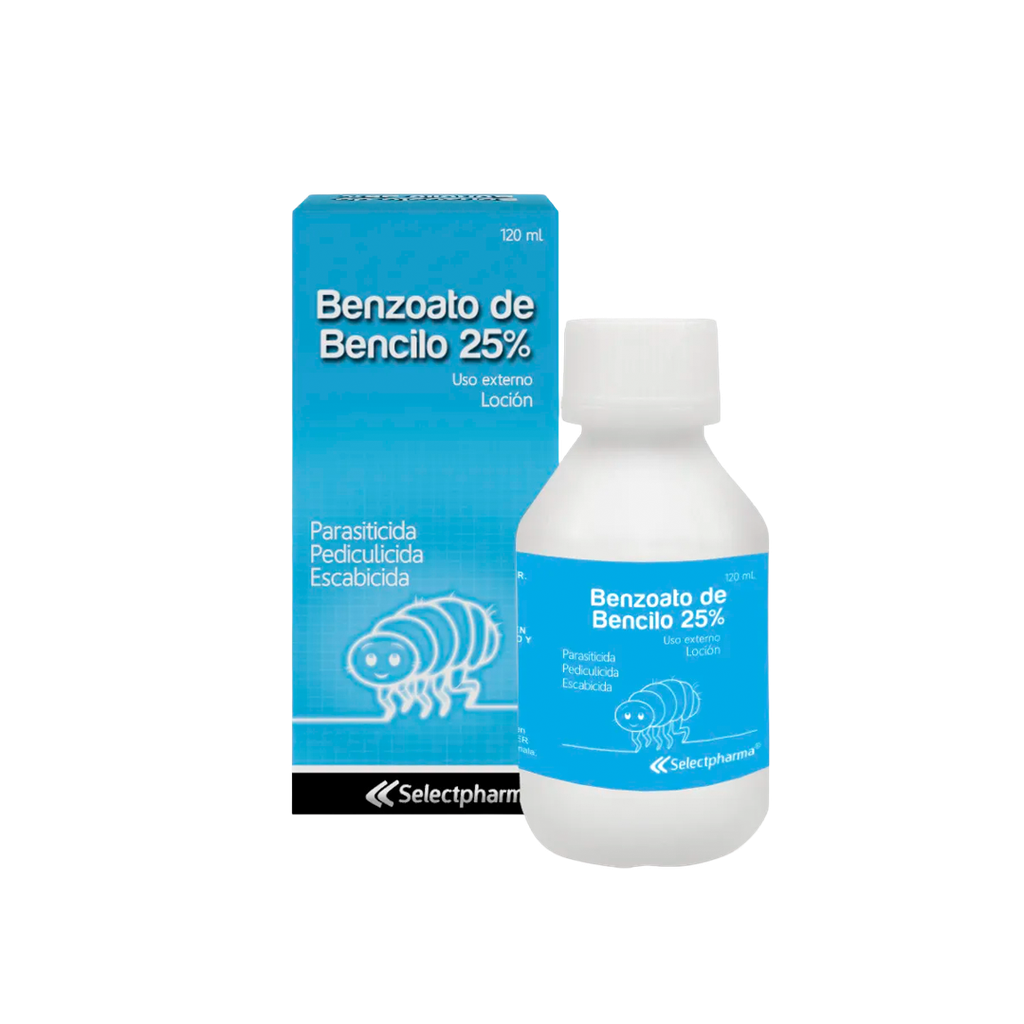 Benzoato de Bencilo Loción 25%  Fco. 120 ml SelecPharma