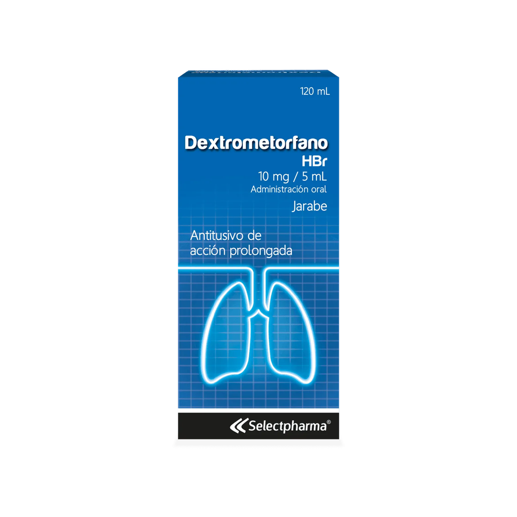 Dextrometorfano HBr Jarabe 10mg / 5ml Fco. 120 ml Selectpharma
