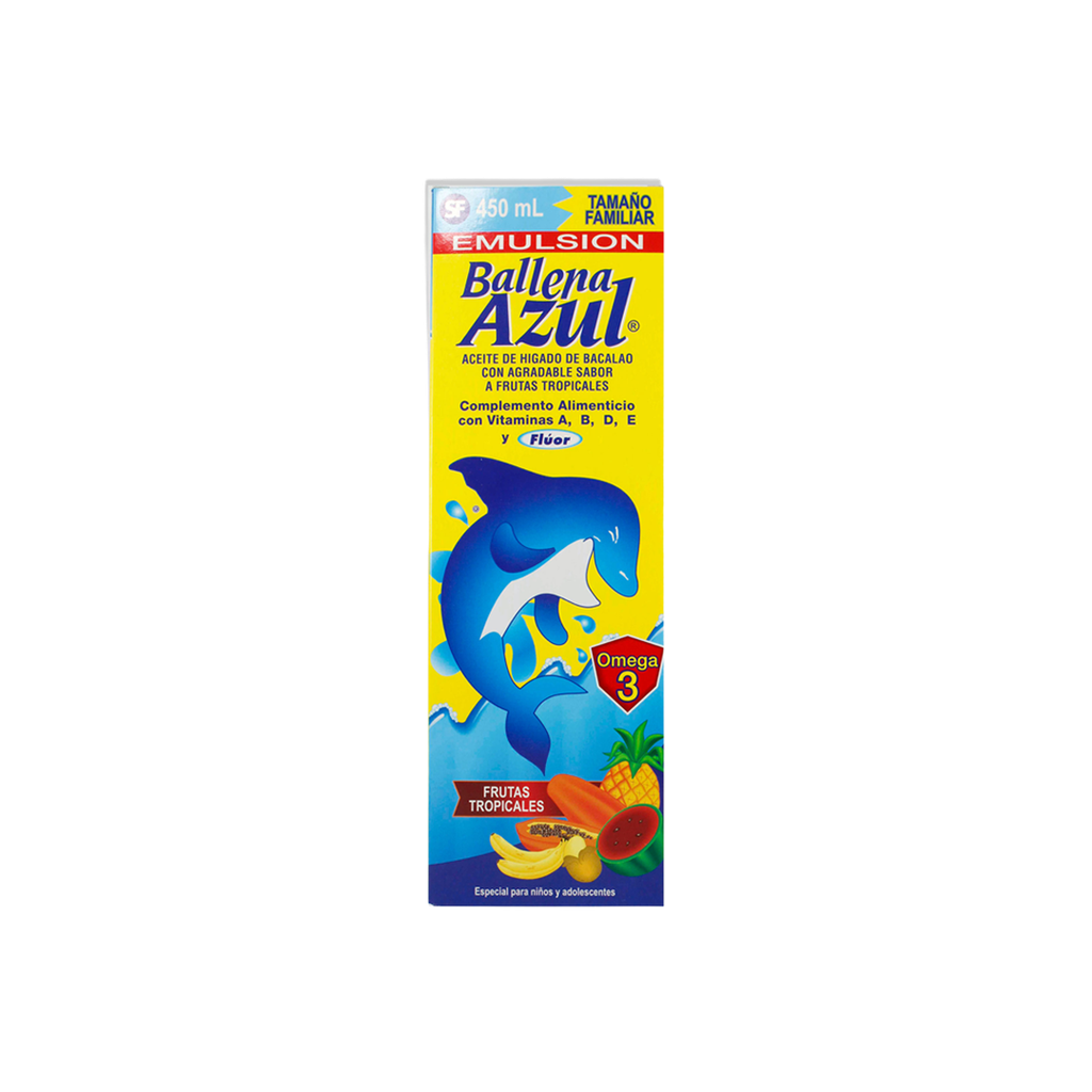 Ballena Azul Con Fluor Emulsion Frutas Tropicales. Santa Fe