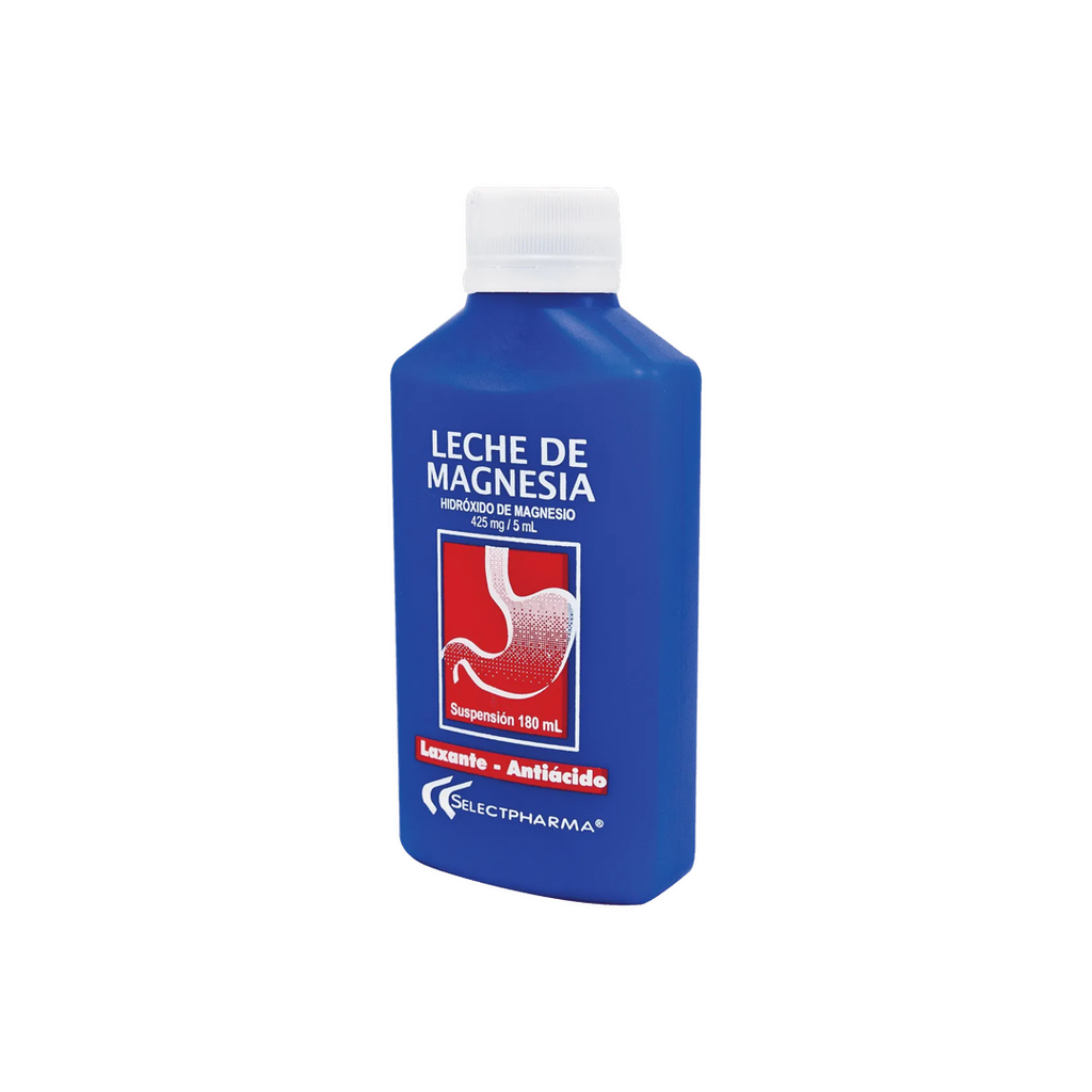 Leche de Magnesia Suspensión 425mg / 5ml  Fco. 180 ml SelectPharma