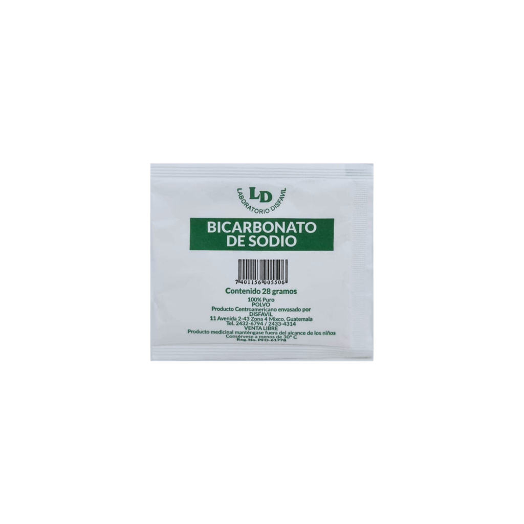 Bicarbonato De Soda Disfavil 28 G Polvo Para Solucion Oral Y Topica Disfavil