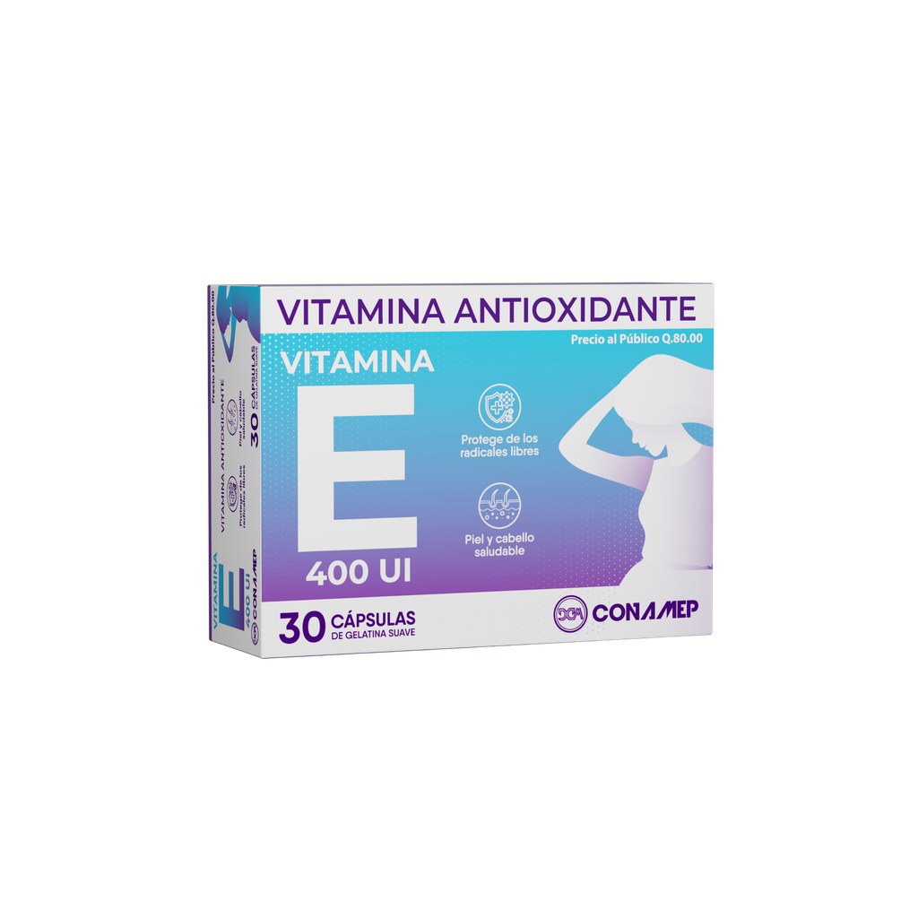 Vitamina E Farmacaps 400 Ui Capsula De Gelatina Blanda Conamep