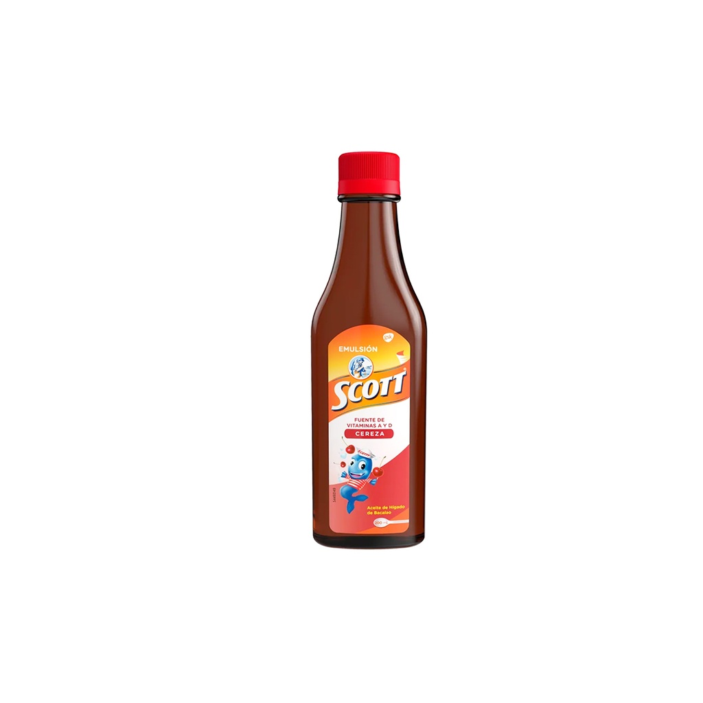 Emulsion De Scott Sabor Cereza 200ml GSK