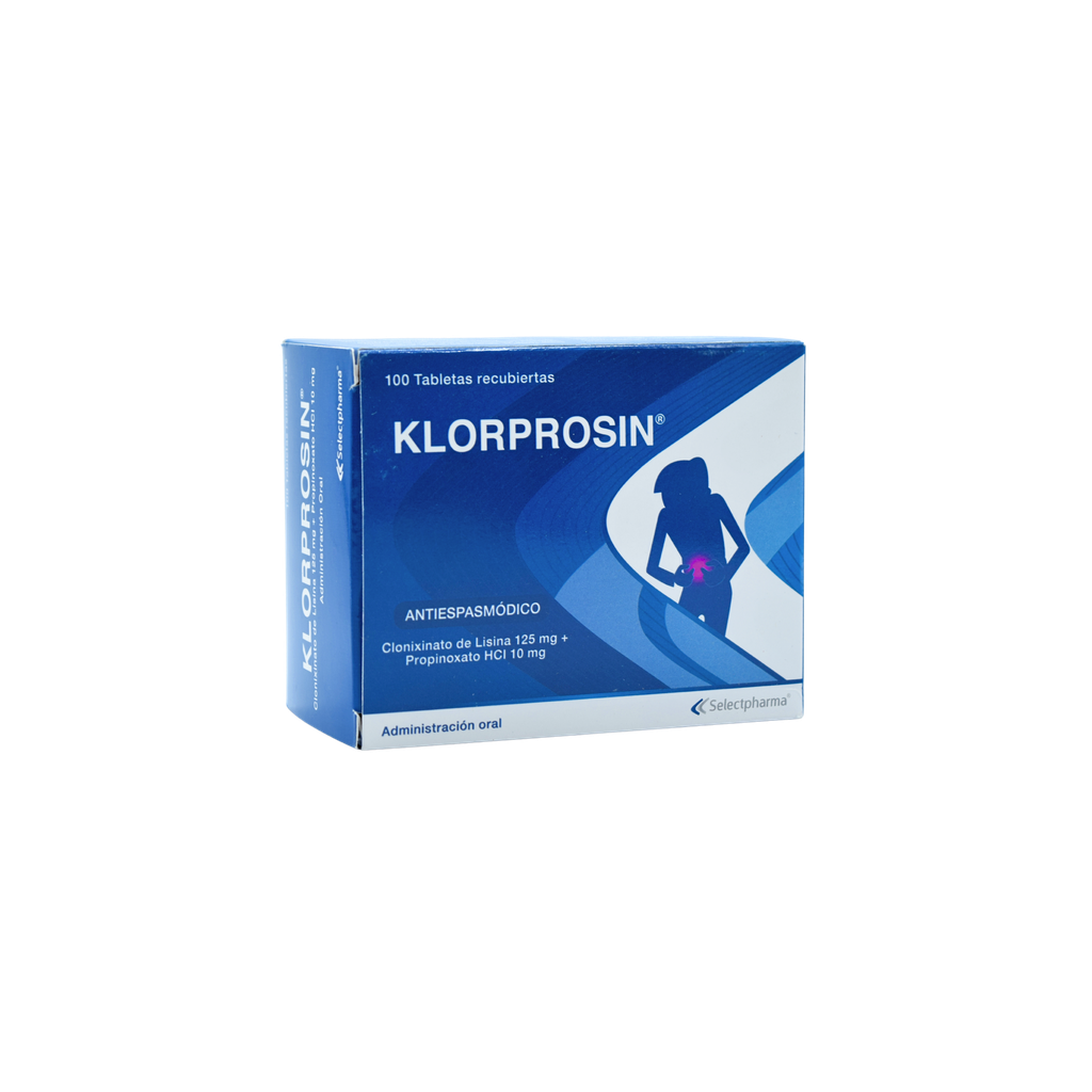 Klorprosin Tabletas Recubiiertas Simples 125Mg. 10Mg. SelectPharma