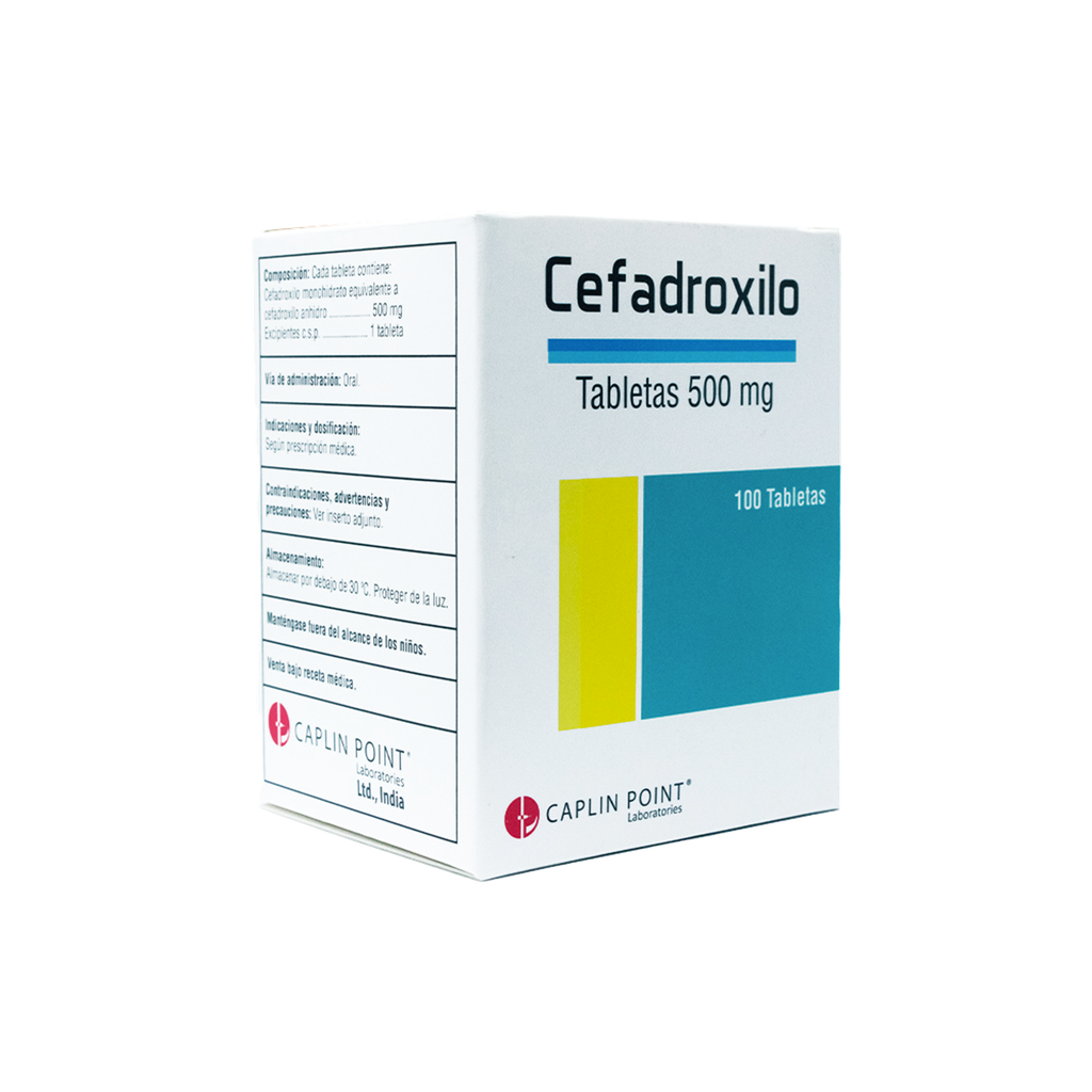 Cefadroxilo 500mg Tableta Caplin Point Laboratories