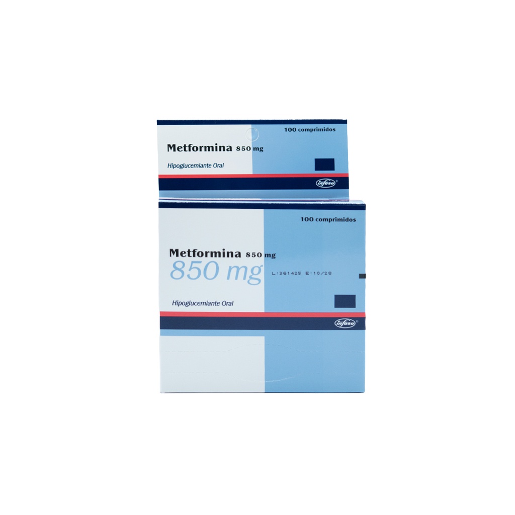 Metformina 850 Mg. Comprimidos Infasa INDUSTRIA FARMACEUTICA, S.A.