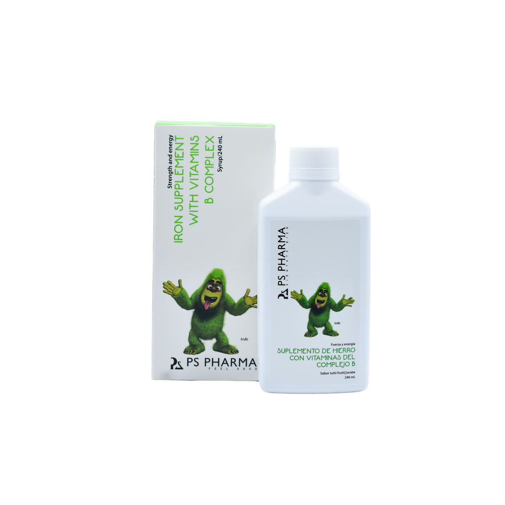 Suplemento De Hierro Con Vitaminas Del Complejo B Jarabe PS PHARMA