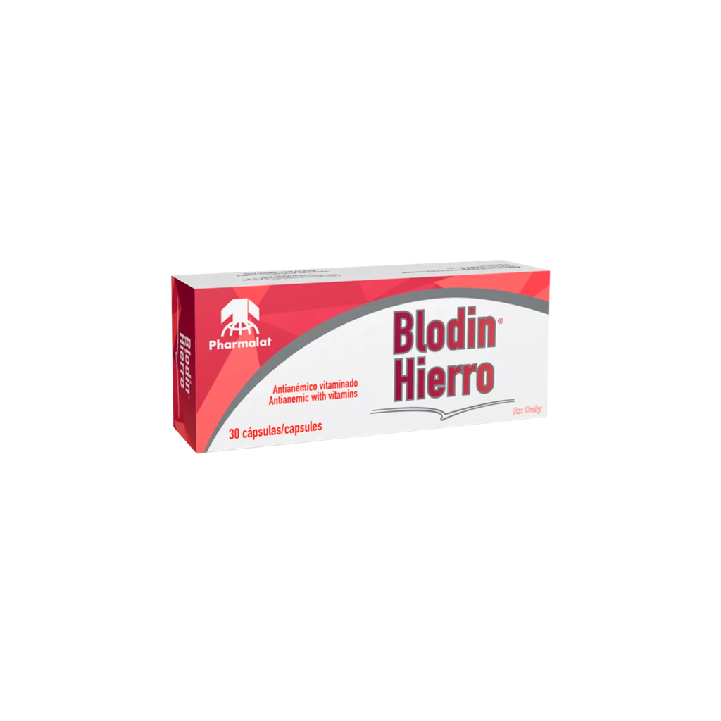 Blodin Hierro Capsulas  CAJA X 30 Pharmalat