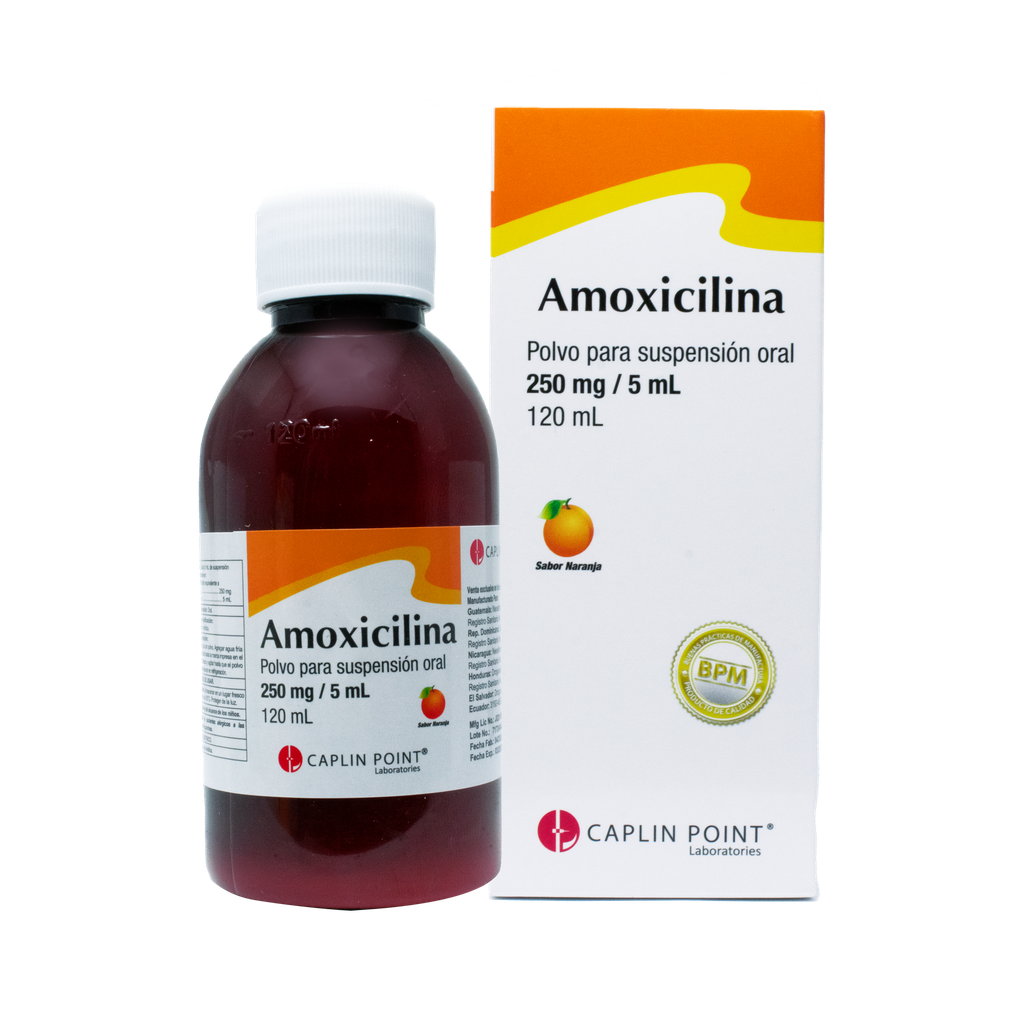 Amoxicilina Caplin 120Ml 250 Mg5Ml Granulado Para Suspension Oral CaplinPoint Laboratories Ltd.