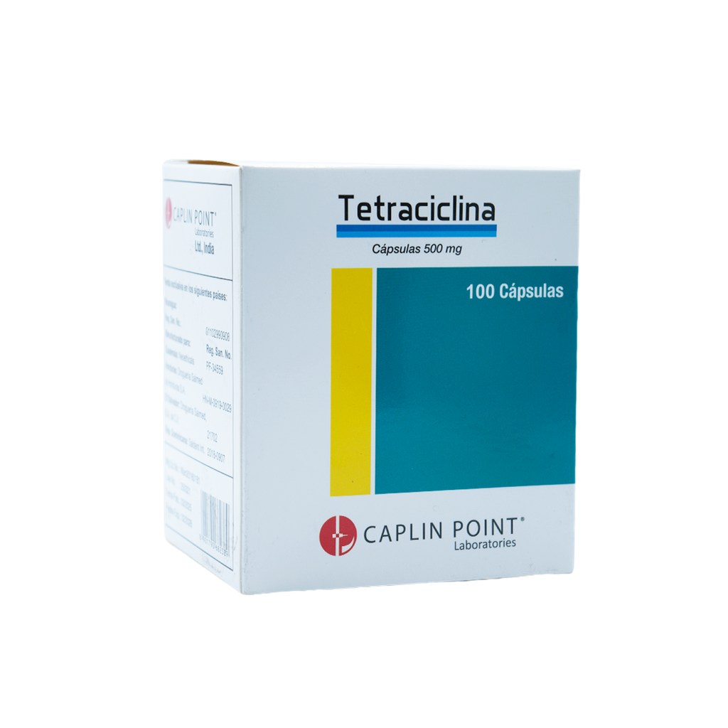 Tetraciclina 500mg Capsula Caplin Point Laboratories
