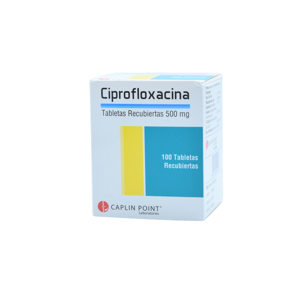 Ciprofloxacina Caplin 500 Mg Tabletas Recubiertas CaplinPoint Laboratories Ltd.