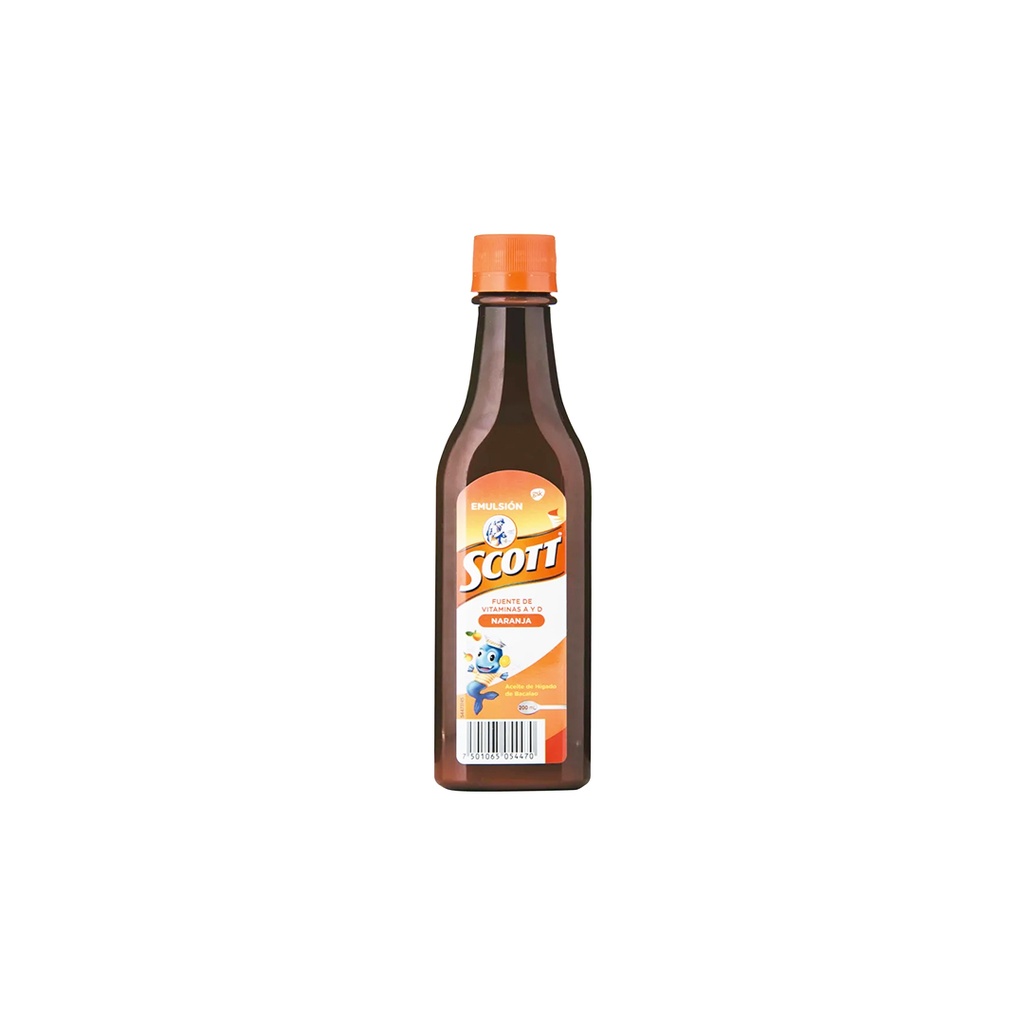 Emulsion De Scott Sabor Naranja 200ml GSK