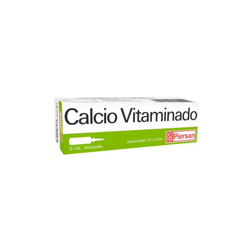 Calcio Vitaminado Piersan Solucion Oral E Inyectable Piersan