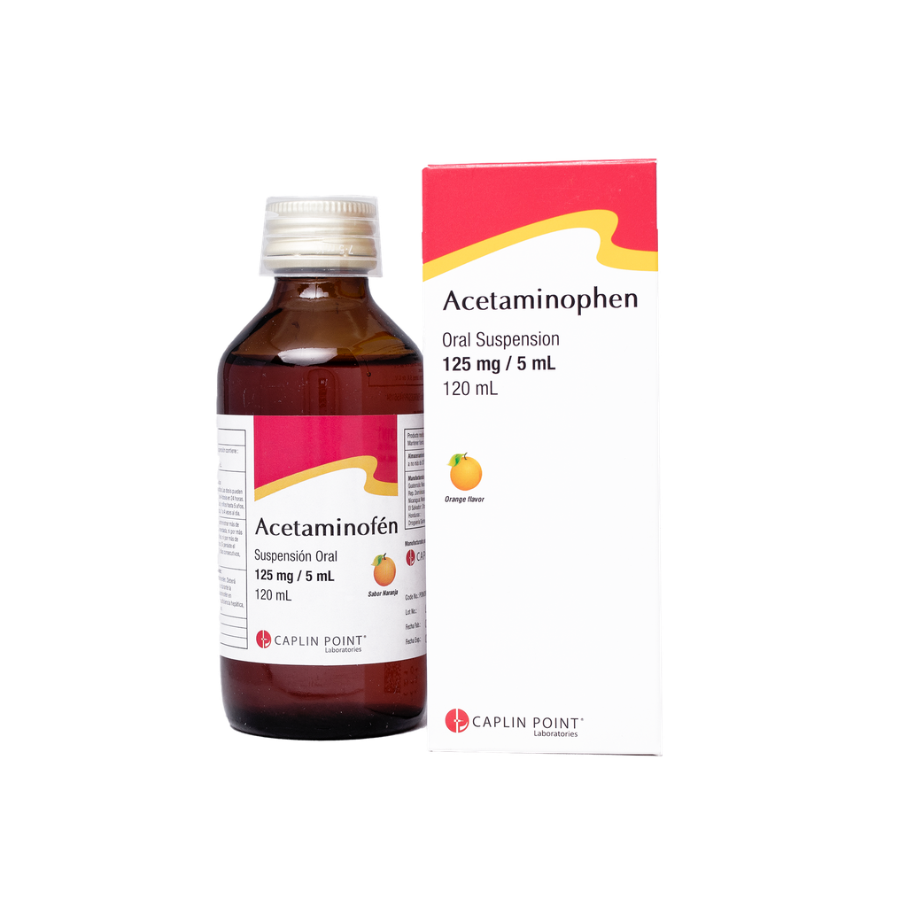 Acetaminofen 125 Mg./ 5 Ml. Suspension Oral Caplin  CaplinPoint Laboratories Ltd.