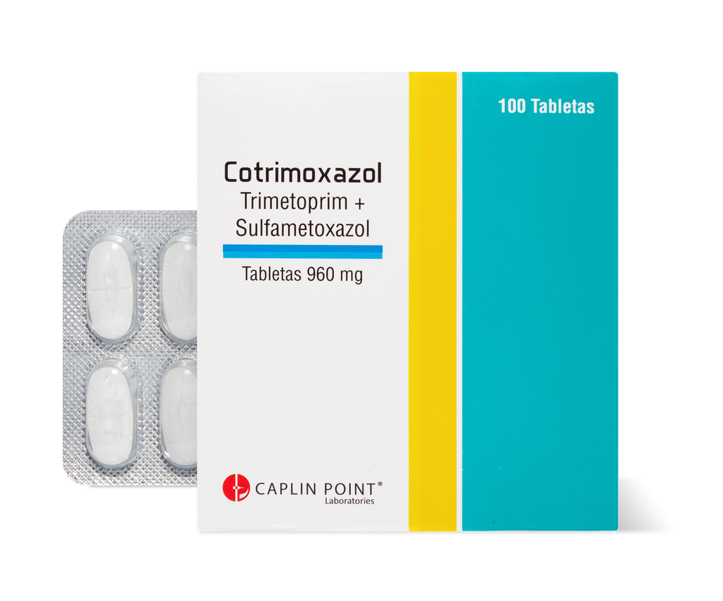 Trimetoprim + Sulfametoxazol (Cotrimoxazol) 960 Mg. Tabletas Caplin Point  CaplinPoint Laboratories Ltd.