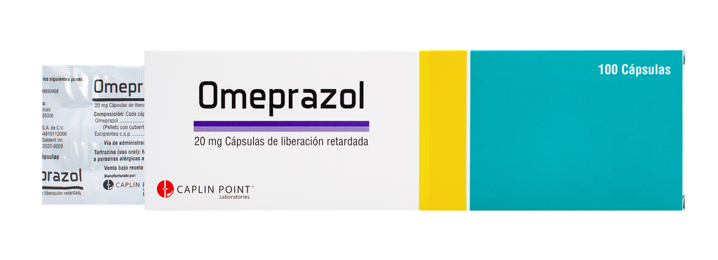 Omeprazol  20 Mg. Capsulas Caplin Point CaplinPoint Laboratories Ltd.