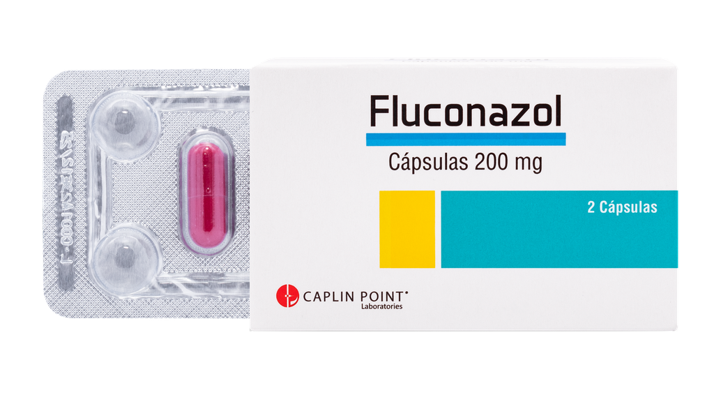 Fluconazol 200mg Caps. x 2 Capsulas Caplin Point Laboratories