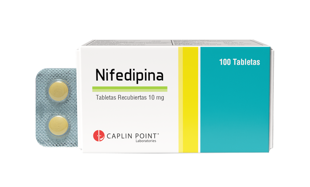 Nifedipina  10 Mg. Tableta Caplin Point CaplinPoint Laboratories Ltd.