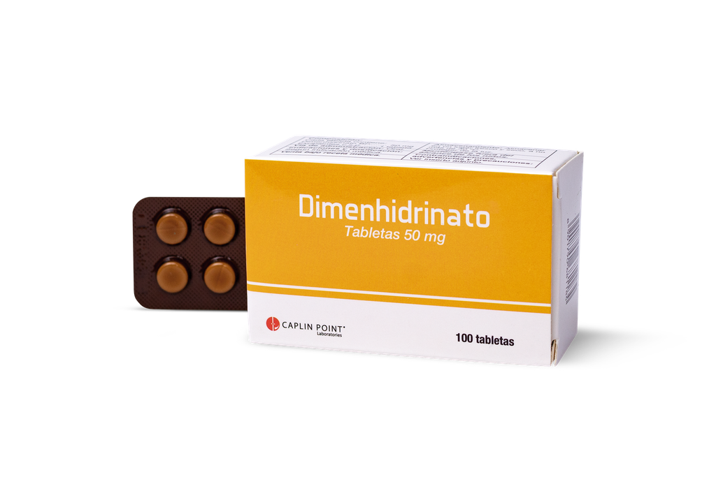 Dimenhidrinato 50mg Tableta Caplin Point Laboratories