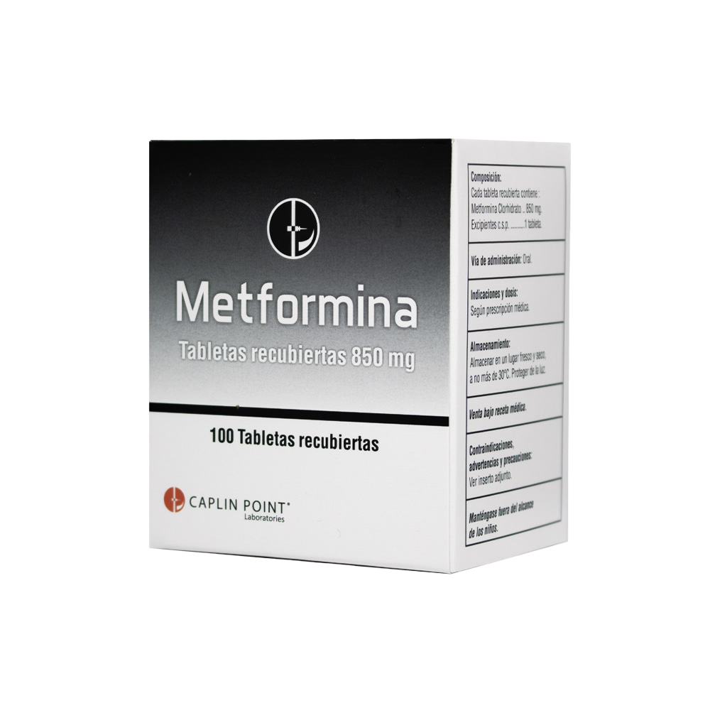 Metformina  850 Mg. Tabletas Recubiertas Caplin Point CaplinPoint Laboratories Ltd.
