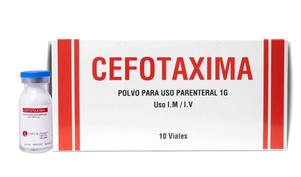 Cefotaxima  Iny. 1g. - Vial Caplin Point Laboratories