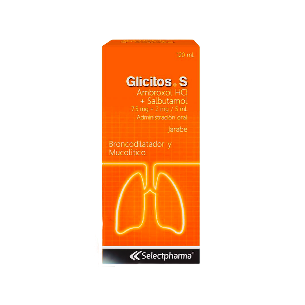 Glicitos S Jarabe 15 mg / 2.5mg / 5ml Fco. 120 ml SelectPharma