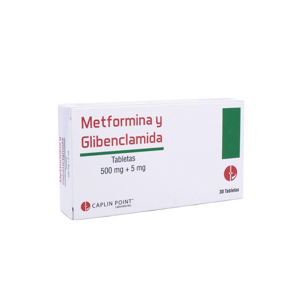 Metformina Y Glibenclamida  500 Mg. 5 Mg. Tabletas Caplin Point  CaplinPoint Laboratories Ltd.