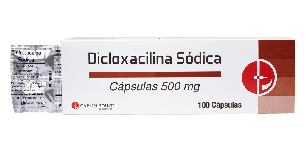 Dicloxacilina Sodica Usp  500 Mg. Capsulas Caplin Point  CaplinPoint Laboratories Ltd.