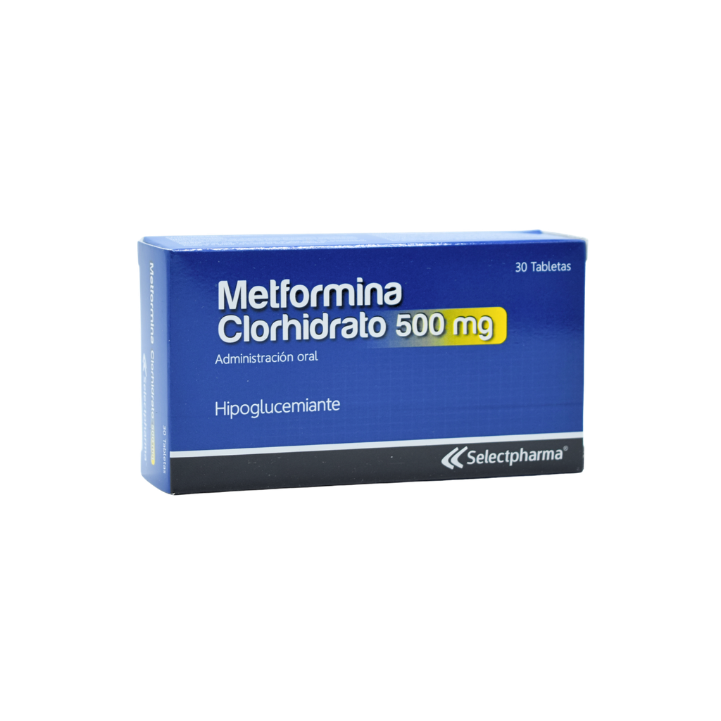 Metformina HCI 500 mg Tableta SelectPharma