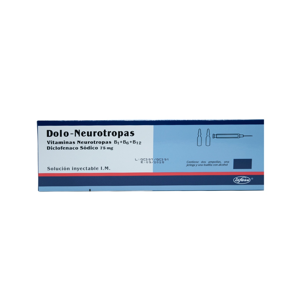 Doloneurotropas Infasa Solucion Inyectable INDUSTRIA FARMACEUTICA, S.A.