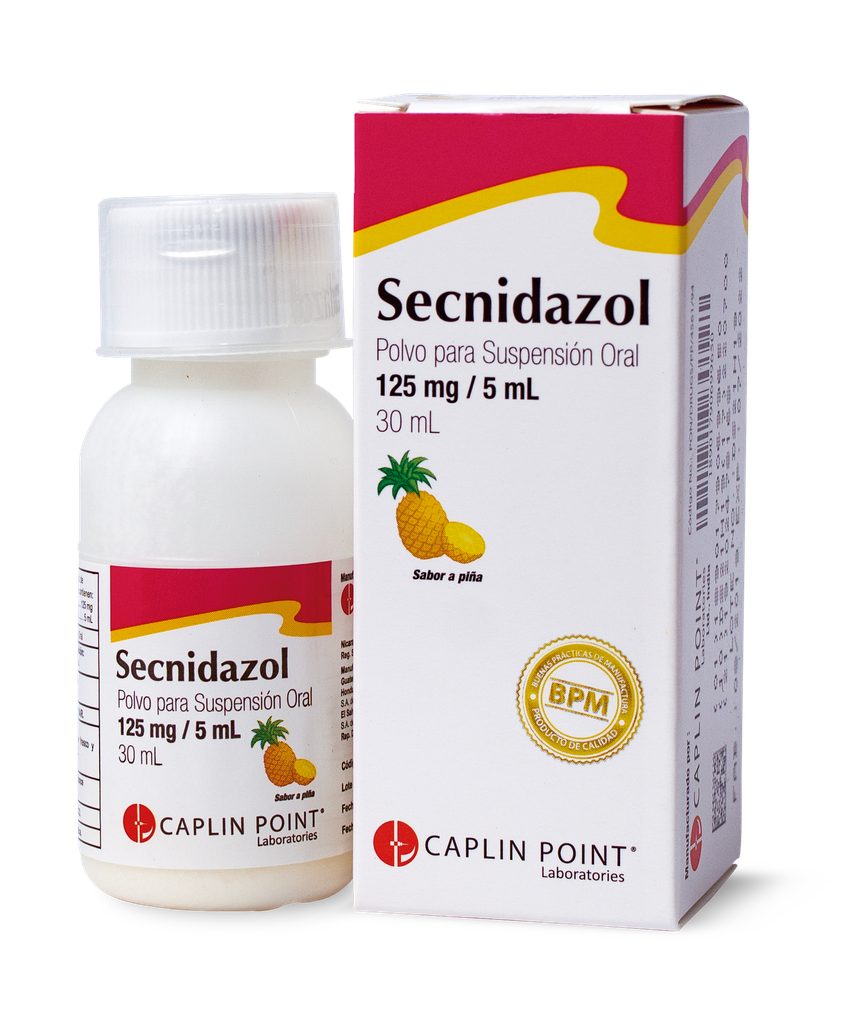 Secnidazol  125 Mg.5 Ml. Polvo Para Suspensiòn Oral Caplin Point CaplinPoint Laboratories Ltd.