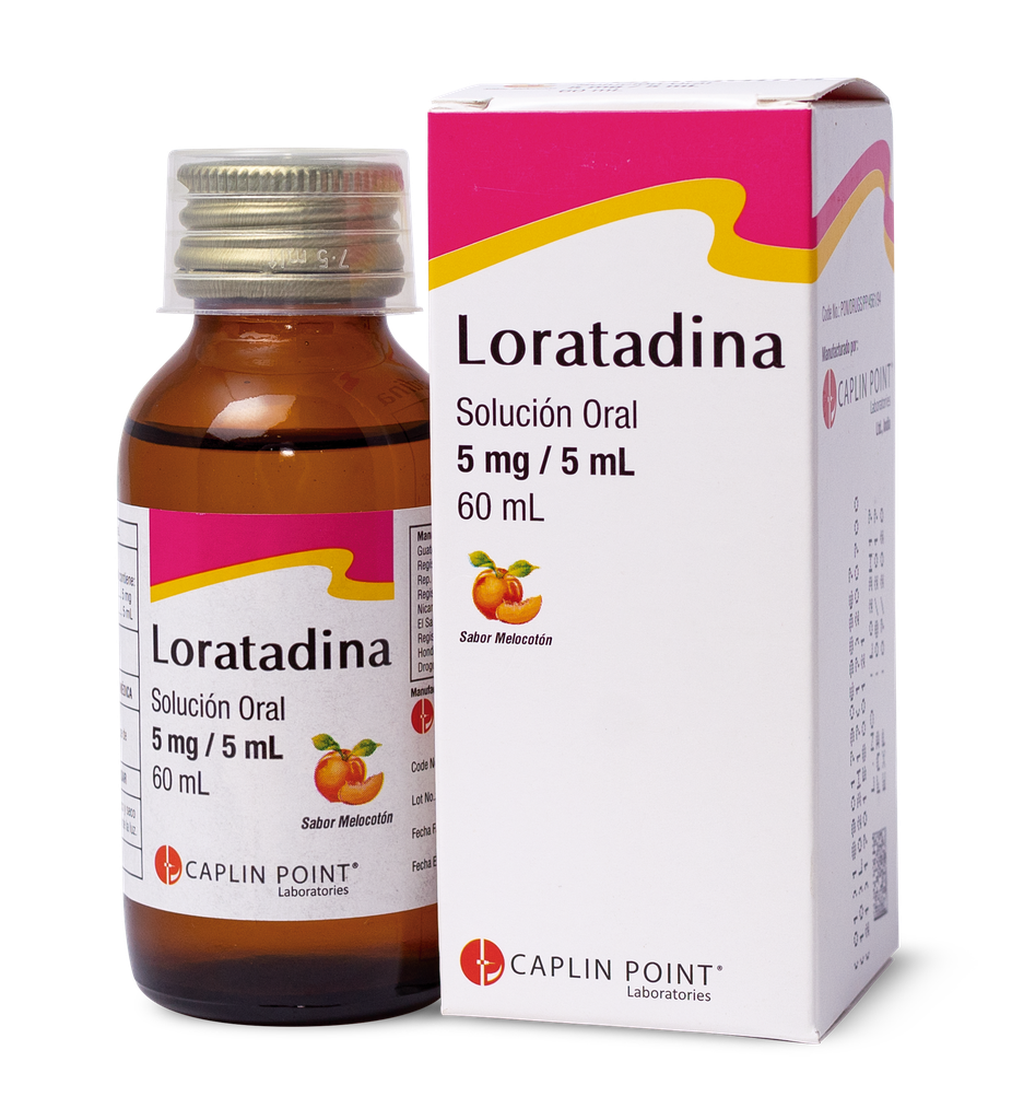 Loratadina  Caplin 5 Mg.5Ml. Solucion Oral Caplin Point CaplinPoint Laboratories Ltd.
