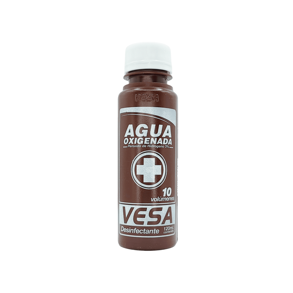 Agua Oxigenada 120ml Vesa 3% Solucion Topica Vesa