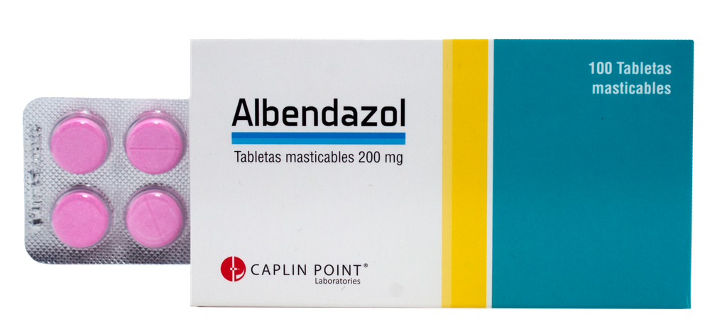 Albendazol  200 Mg. Tabletas Masticables Caplin Point CaplinPoint Laboratories Ltd.