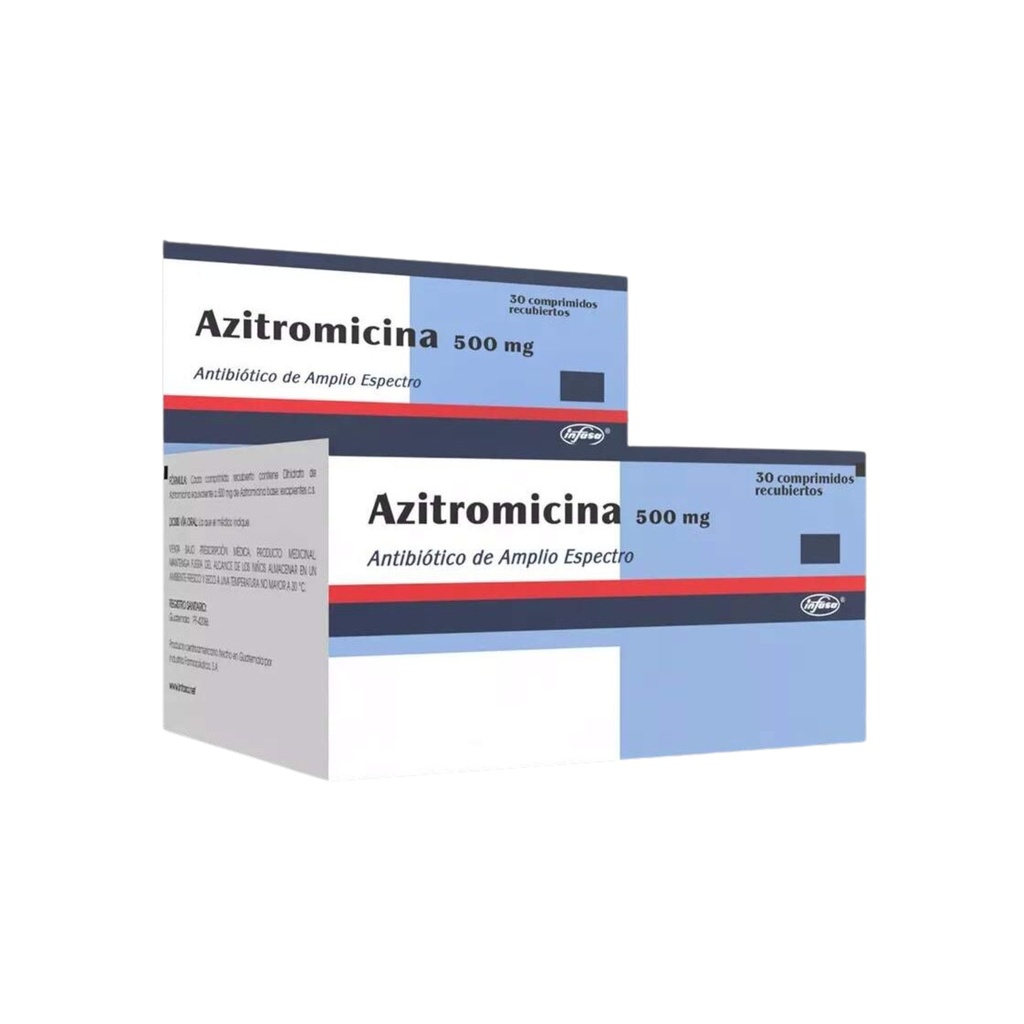 Azitromicina Infasa 500 Mg Comprimidos Recubiertos INDUSTRIA FARMACEUTICA, S.A.