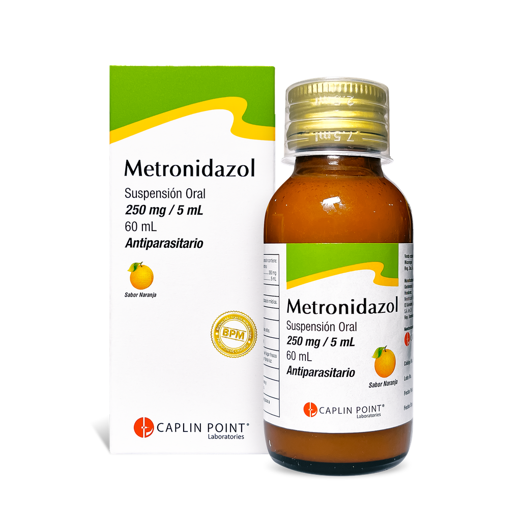Metronidazol Suspension 250mg/5ml - 60ml Caplin Point Laboratories