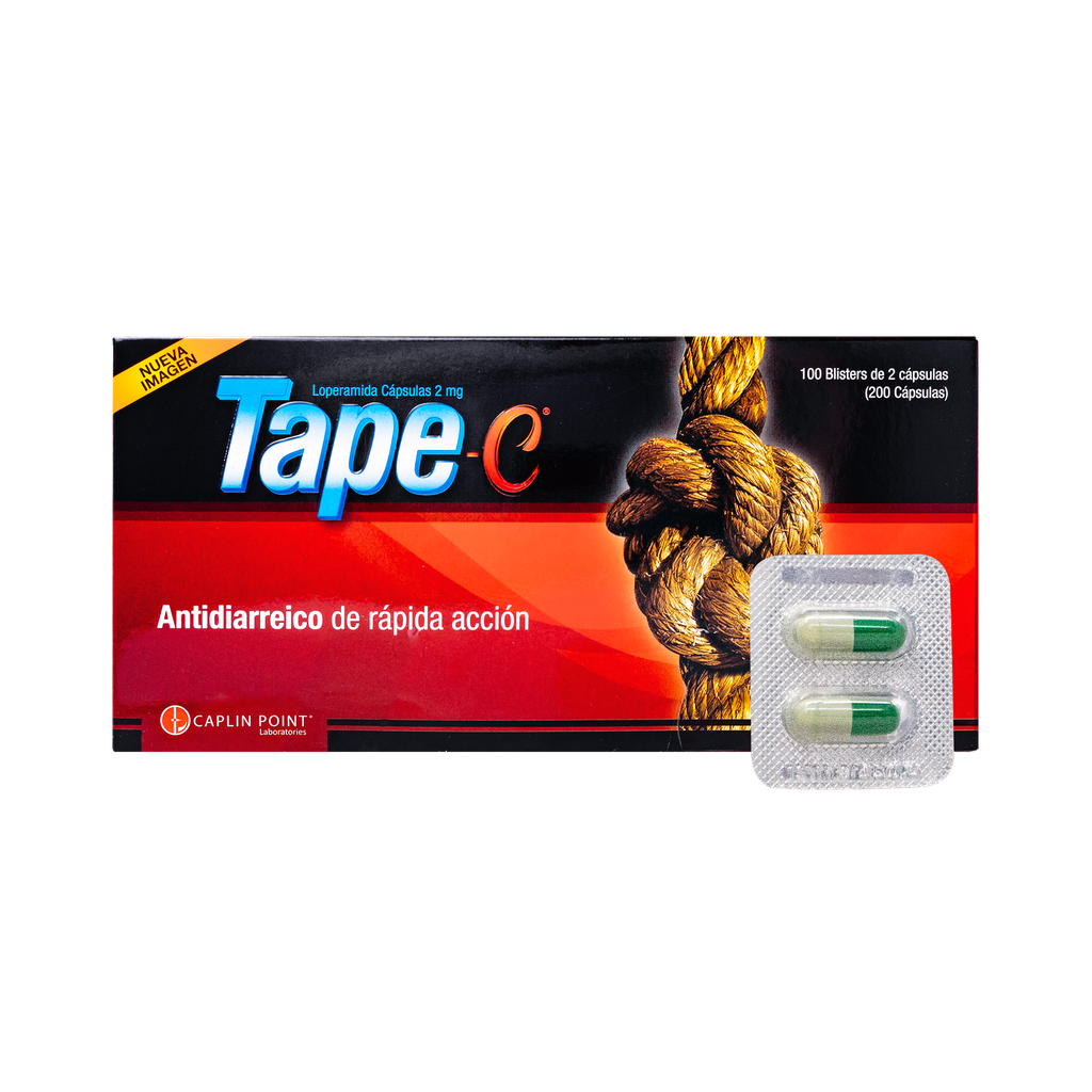 TAPE-C CAPSULAS x 2 Caplin Point Laboratories