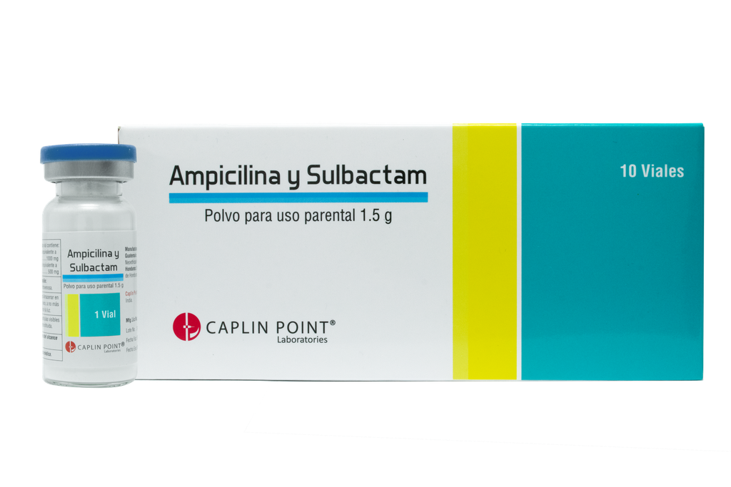 Ampicilina 1g + Sulbactam 0.5g Injection - Vial Caplin Point Laboratories