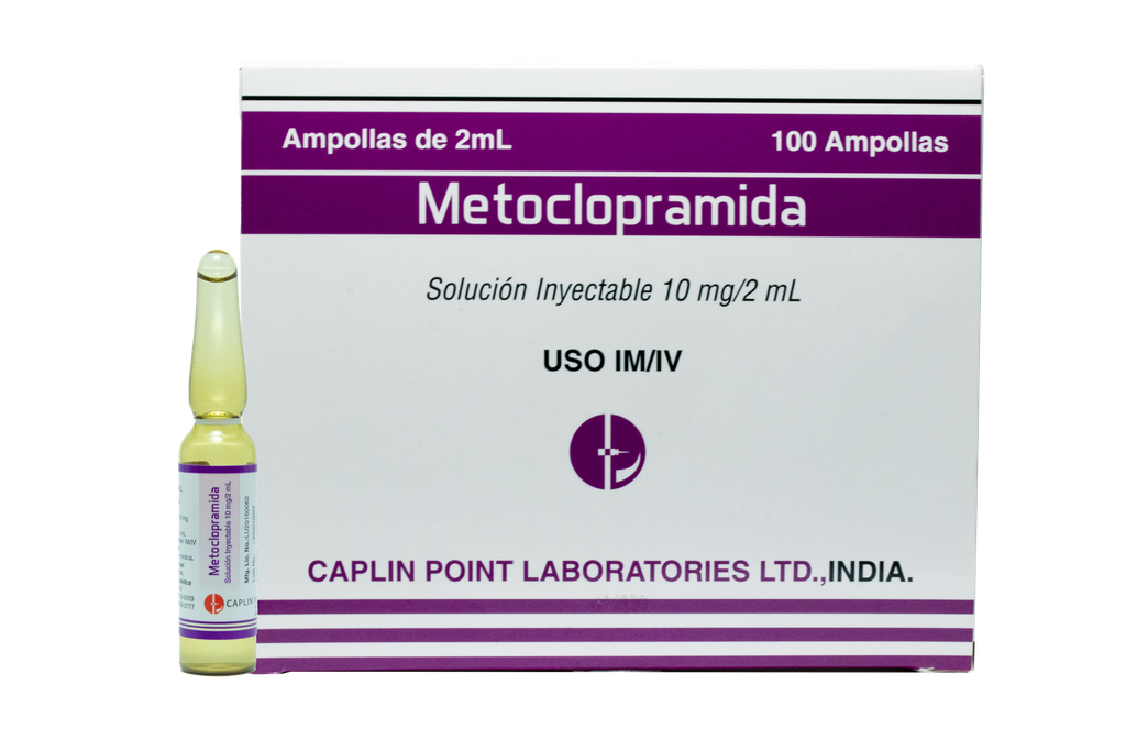 Metoclopramida Inyeccion 10mg/2ml - 2ml Amp Caplin Point Laboratories