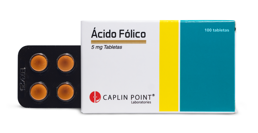 Acido Folico 5mg Tableta Caplin Point Laboratories