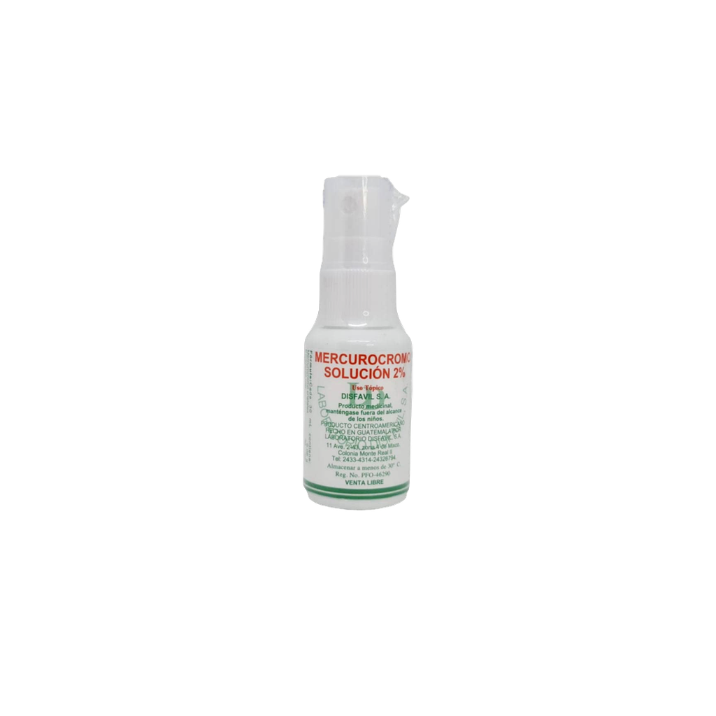 Mercurocromo Disfavil 2 % Solucion Topica Disfavil