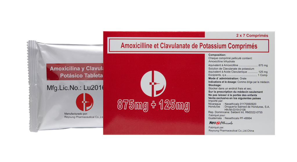 Amoxicilina Y Acido Clavulanico  875 Mg. 125 Mg. Tabletas Caplint Point  CaplinPoint Laboratories Ltd.