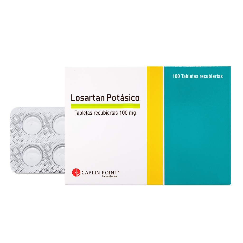 Losartan Potasico 100mg Tableta Caplin Point Laboratories